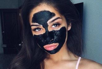 Recipe for a black face mask Black Mask with photos and videos Face mask black film how to use
