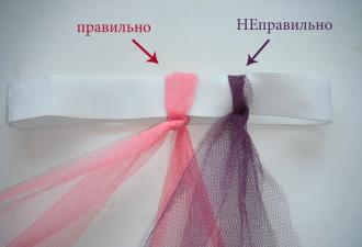 Do-it-yourself tulle skirt - for little and big princesses