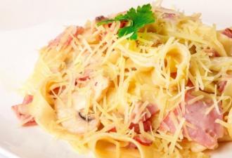 Pasta Carbonara: mga recipe