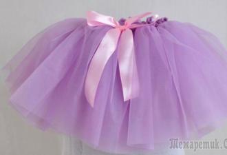 How to sew a multi-layered tulle skirt?